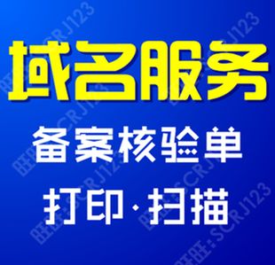 网站备案核验单
