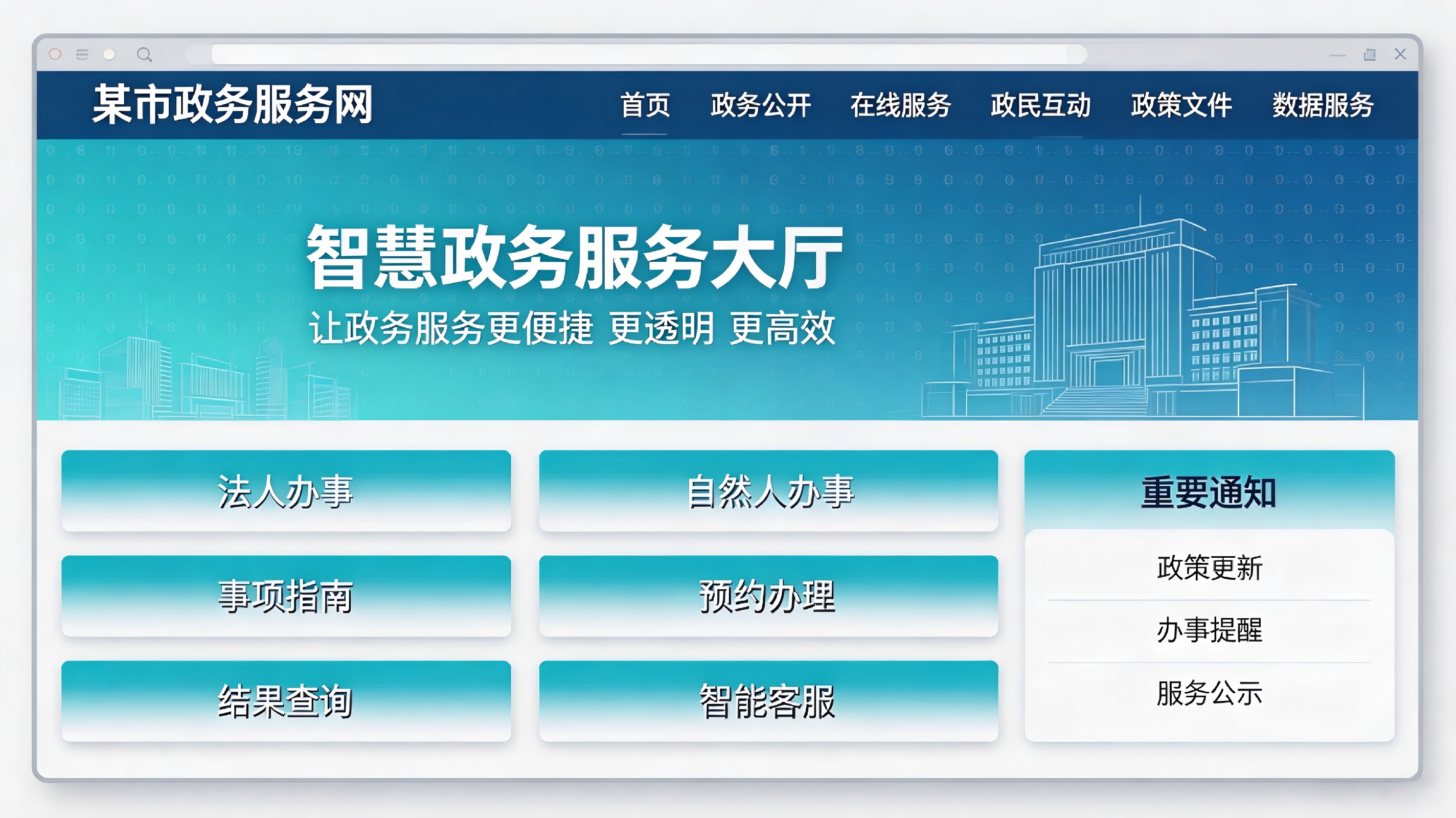四川云上金领科技-地方政务门户网站建设案例